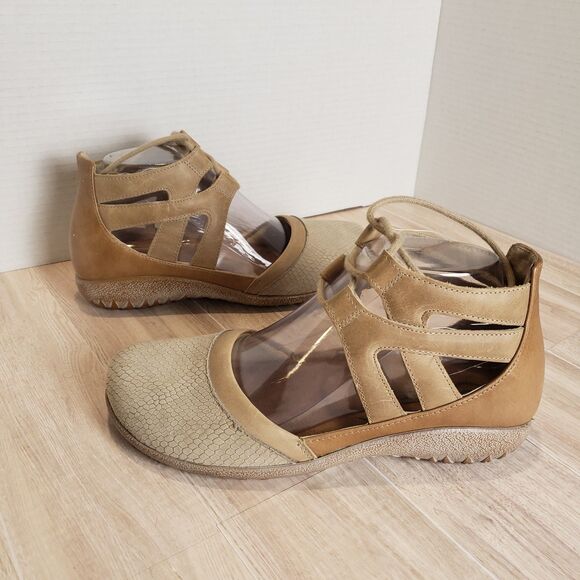 Naot Gladiator Sandals for Women for sale | eBay Naot Kata Tan Leather Gladiator Sandals Women’s Size 7 EU 38 Comfort Closed Toe